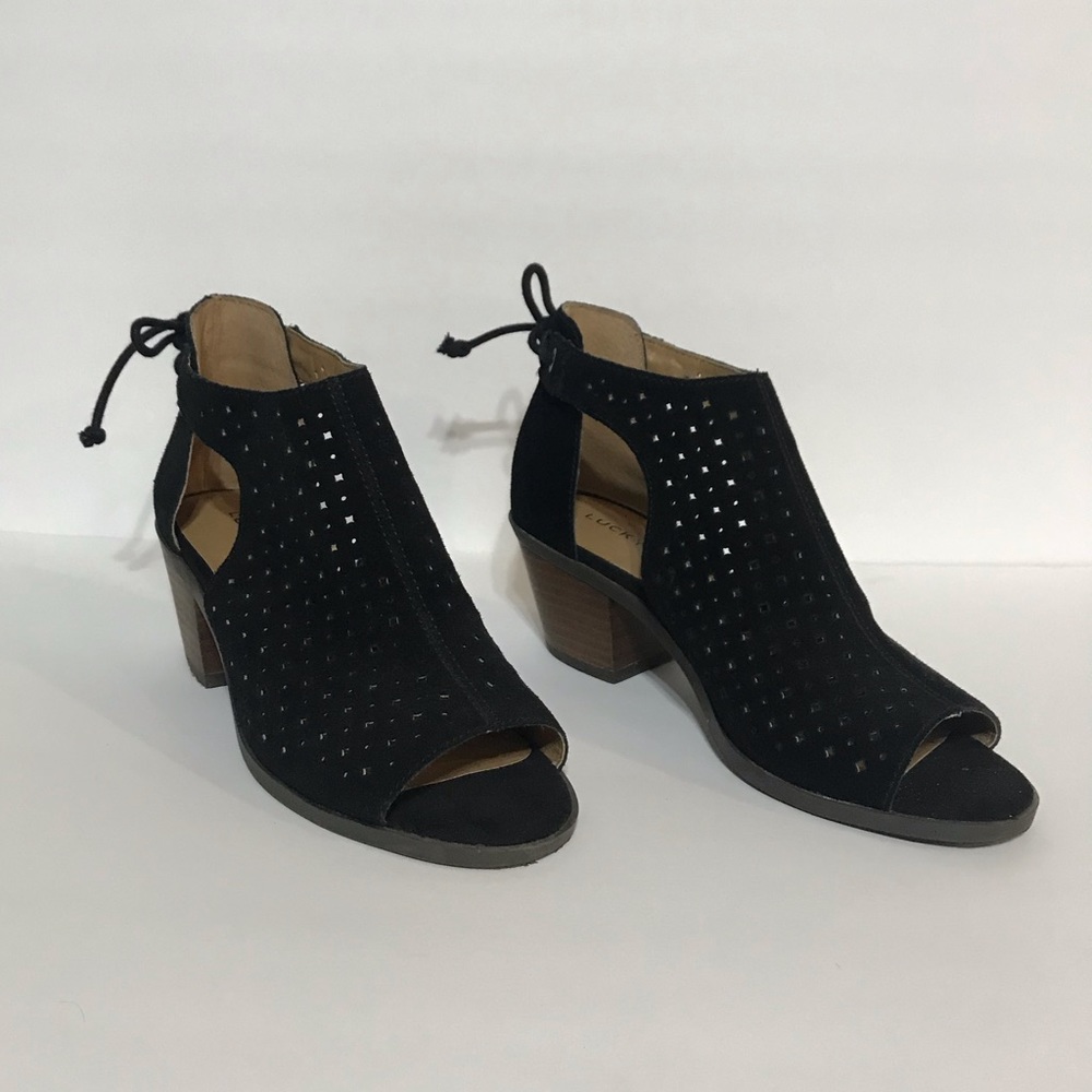 Lucky Brand suede booties